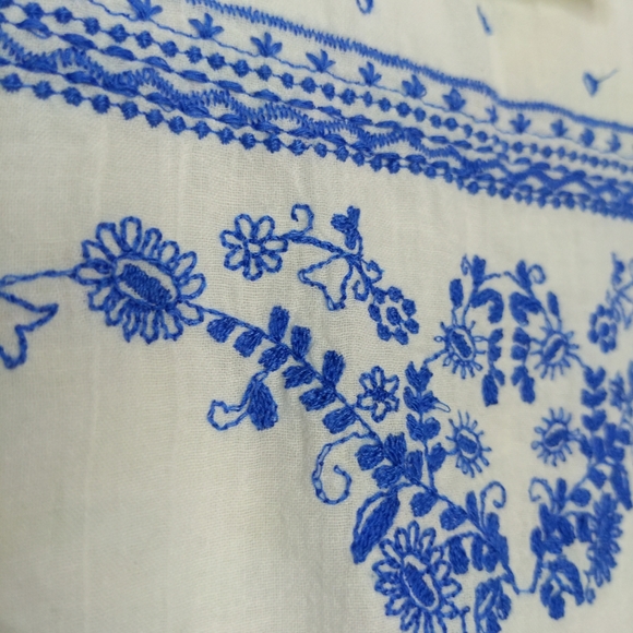 Anthropologie Mermaid Tunic Boho Top Blouse Tee B - Picture 8 of 11